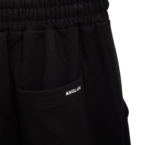 Anglan Wappen Sweat Balloon Pants Black Degli Uberti